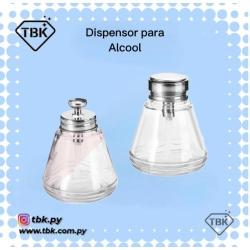 DISPENSOR DE VIDRO PARA ALCOOL 